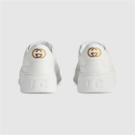gucci gg embossed trainers